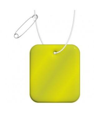ATTACHE RÉFLÉCHISSANTE RECTANGULAIRE EN PVC H-20 RFX, XXL - JAUNE NÉON - ACCESSOIRES DE SÉCURITÉ PUBLICITAIRES