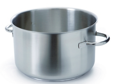 Bassine à ragoût 36 cm avec couvercle - Inox Mauviel M'Pro Basic - Fond thermo-diffuseur, tous feux dont induction_0