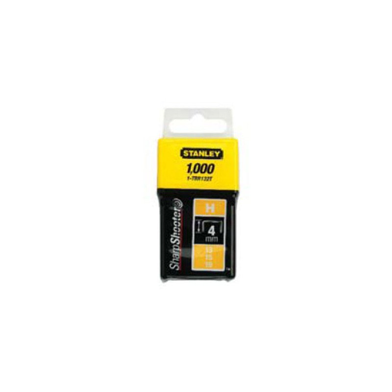 AGRAFES 6 MM TYPE H BOÎTE DE 1000 - STANLEY - 1-TRR134T