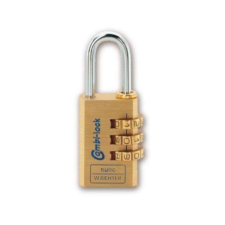Cadenas à combinaison variable - corps en laiton massif - Combi Lock 80 avec 3 ou 4 rouleaux_0