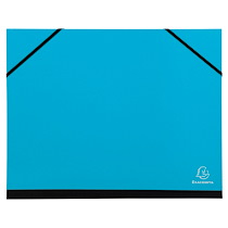CARTON À DESSINS AVEC ÉLASTIQUES IDERAMA - A4 - COULEURS ASSORTIES - LOT DE 5