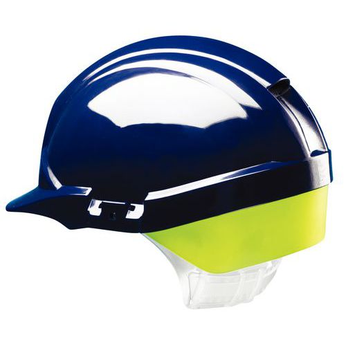 CASQUE REFLEX BLEU / JAUNE REGLAGE CREMAIL LERE