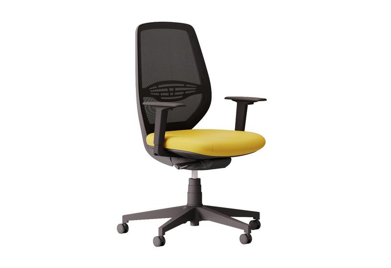 Chaise de bureau à roulettes Cast_0
