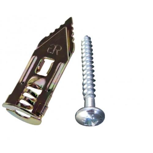 CHEVILLES À CLOUER AVEC VIS TÊTE CYLINDRIQUE GOLD - BOÎTE DE 100 ING FIXATIONS