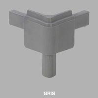 Coin Easy Case - Partie Mâle pour profilé d'emboîtement en aluminium brut - Couleur au choix_0