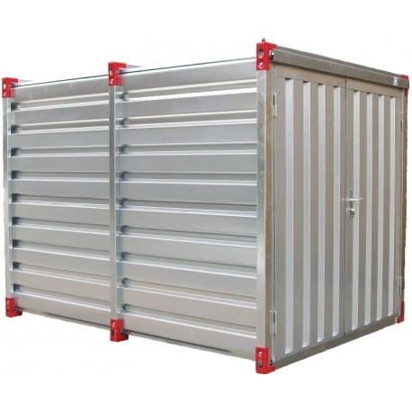 CONTAINER CHANTIER - CONTENEUR DE STOCKAGE 3M - BUNGALOW GALVANISÉ DÉMONTABLE CDS-3_0