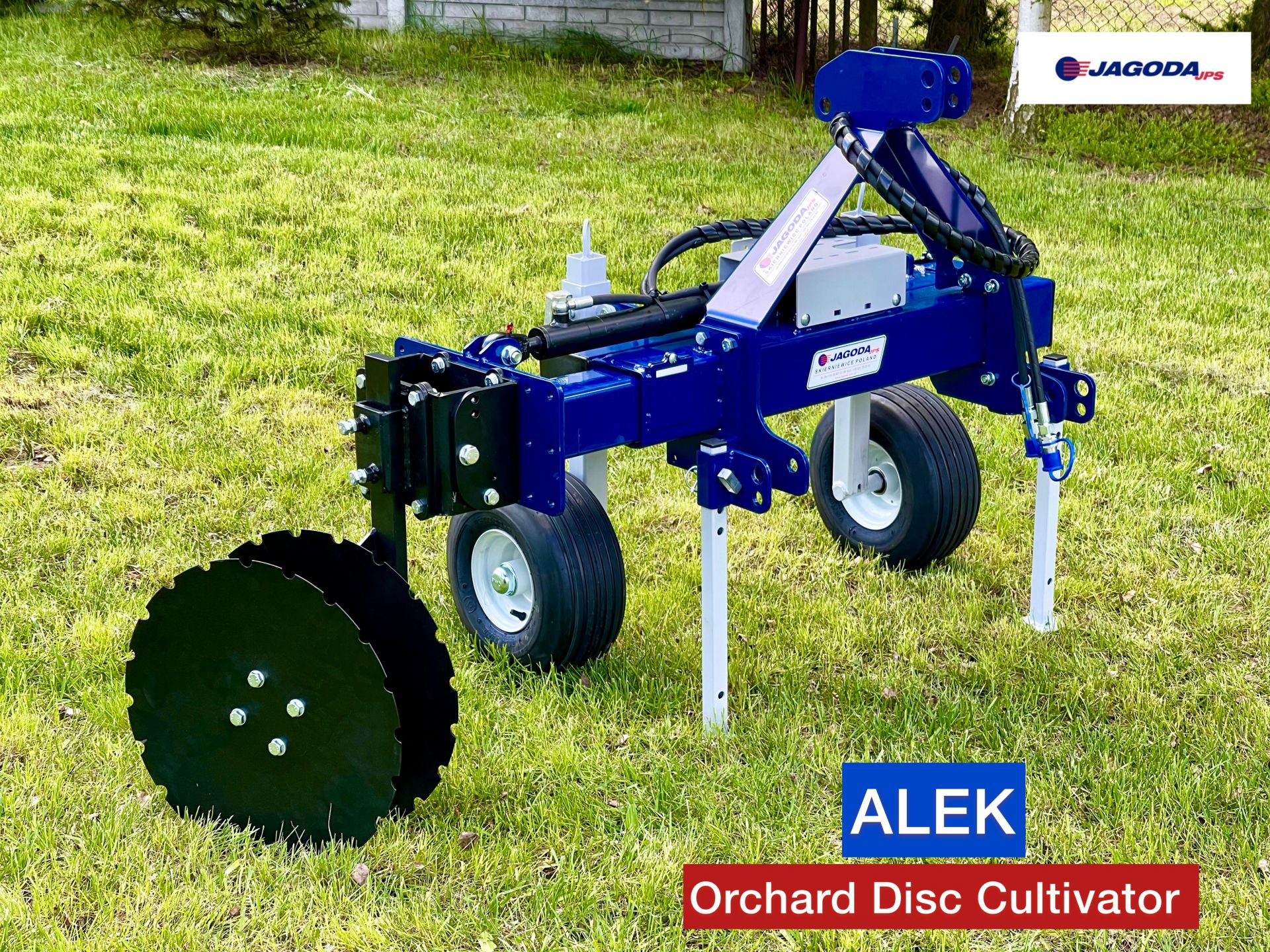Cultivateur à disques pour vergers ALEK - JAGODA JPS - diamètre 460 mm - vitesse jusqu'à 10 km/h_0