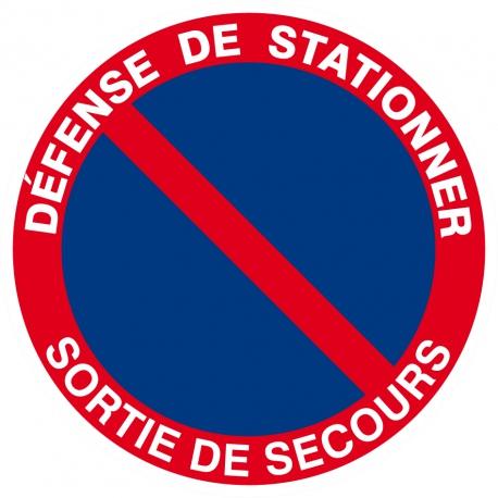 Defense de stationner sortie de secours d.80mm TALIAPLAST | 624212_0