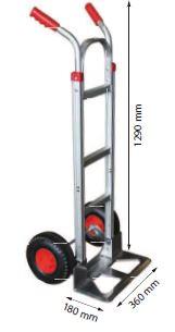 Diable aluminium 250 kg - ST250N avec roues gonflables ou increvables_0