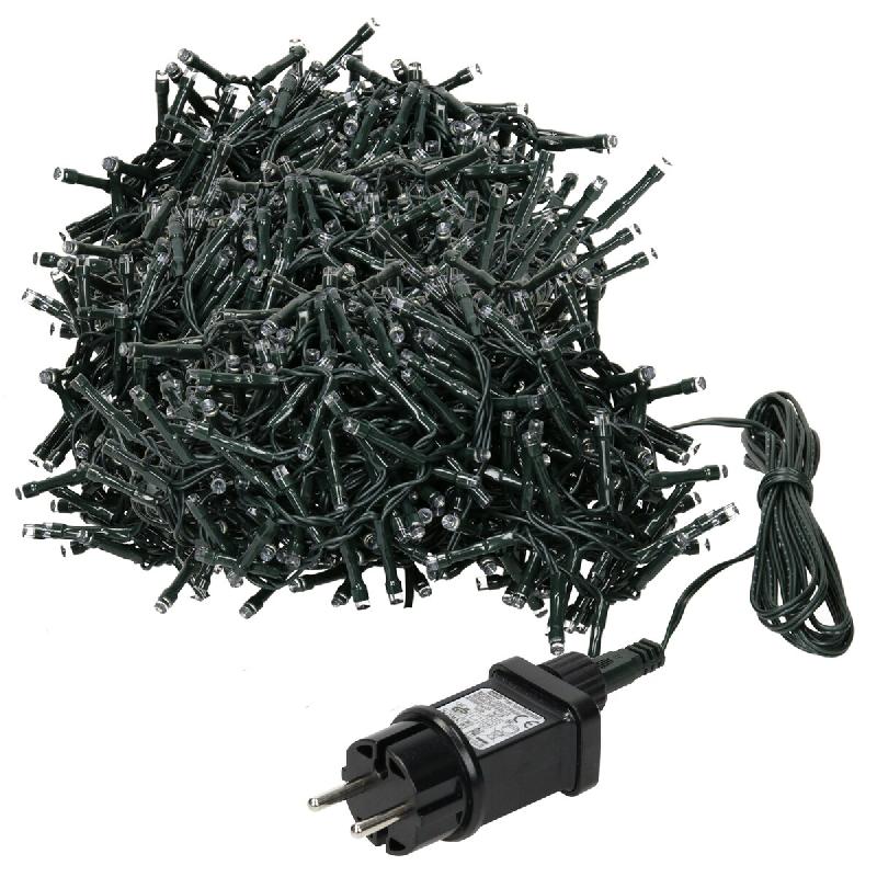 ECD Germany Guirlande Aubépine 700 Leds Supplémentaires 17M - vert plastique 8719202259957_0