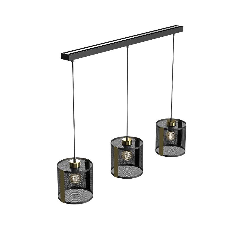 EULUNA SUSPENSION LAVINIA BANDES OR, 3 ABAT-JOUR