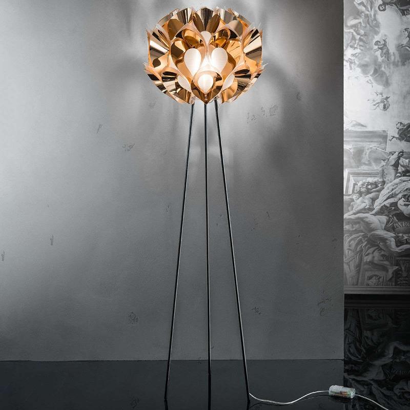 SLAMP FLORA - LAMPADAIRE DE DESIGNER, CUIVRE