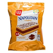 GÂTEAUX NAPOLITAIN LU - FORMAT POCKET 30 G X 2 - LOT DE 24