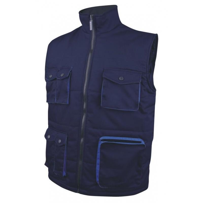 Delta Plus Gilet De Travail D-MACH Polyester Coton Gris/Jaune - 5 Poches