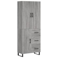 Helloshop26 - Buffet bahut commode armoire meuble de rangement organisateur cuisine salle de séjour salon haut sonoma 69,5 x 34 x 02_0035475 - 300021_0