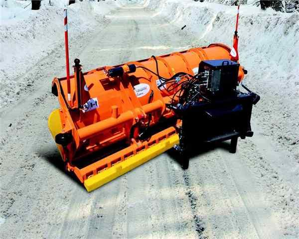 Hw 4000 - lame de déneigement Orsi - soc en acier monolithique avec sécurité en polyuréthane_0