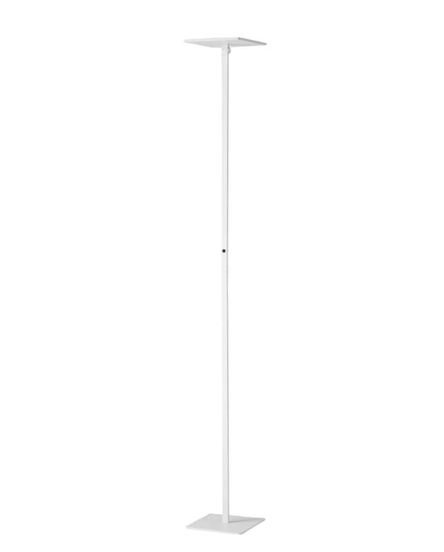 Ideal - Lampadaire LED blanc orientable en métal H.180 cm Fabas Luce - Lumière LED 35W intégrée CCT (3000K 4000K 5000K 6000K) - blanc 8019282545316_0