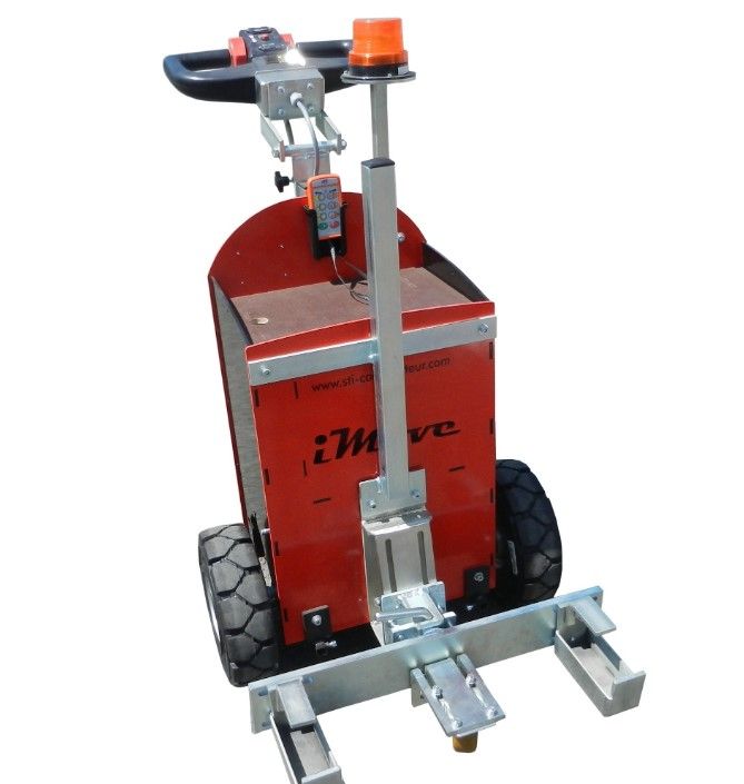 Imove télécommande spécial chariots - tracteur pousseur - STI Constructeur - capacité maximale supportée 1000 kg - dimensions compactes_0