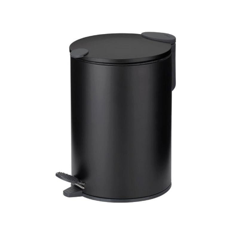 KELA LINE poubelle à pédale 3l noir 23614 - noir 4025457236143_0