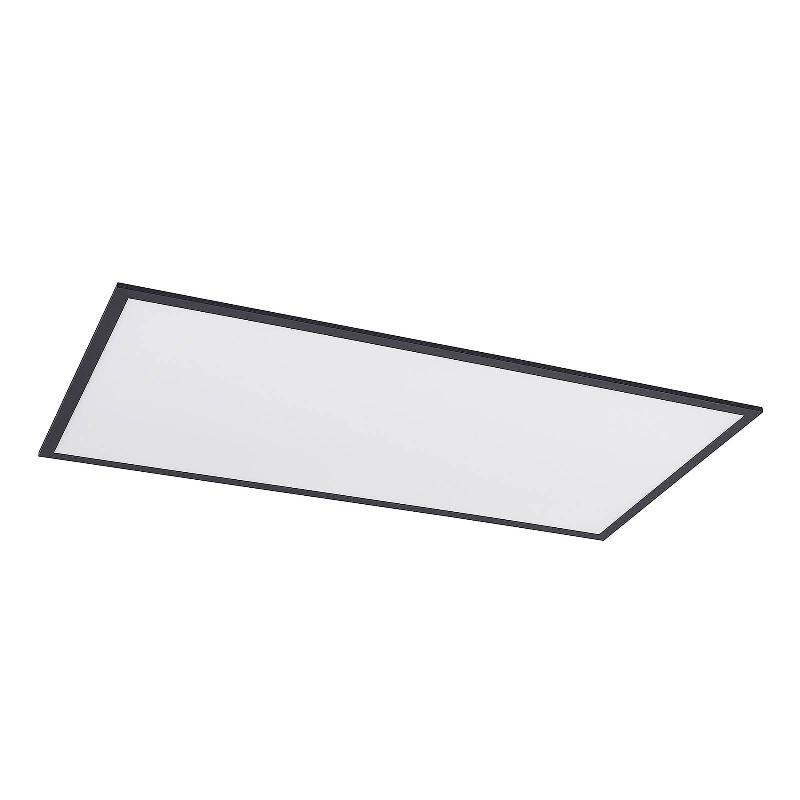 PANNEAU LED NELIOS DE LINDBY, 120 X 60 CM, CCT, NOIR, MÉTAL