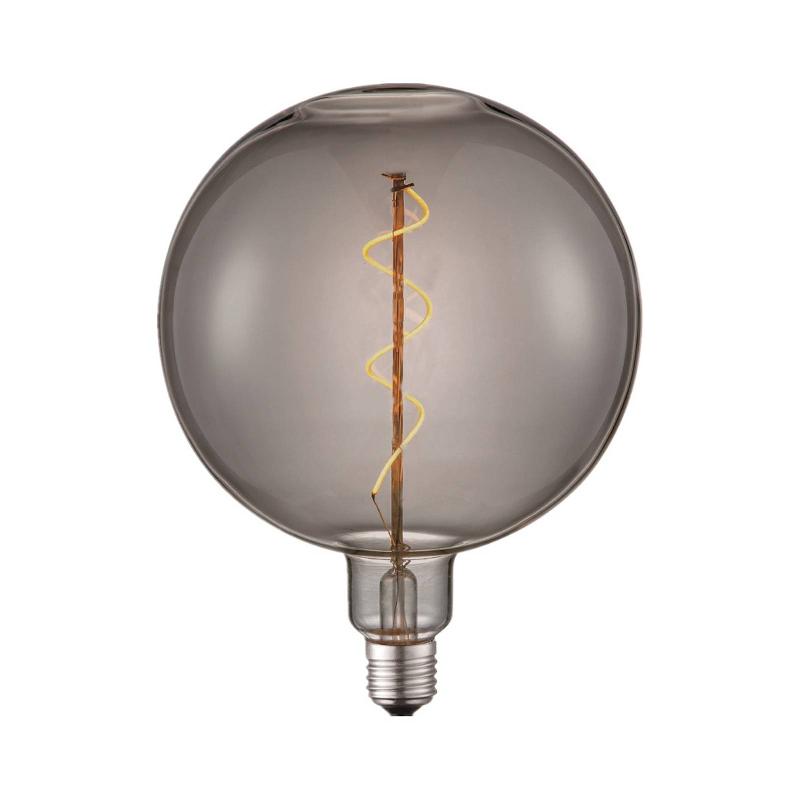 LUCANDE LED-GLOBE E27 Ø 18CM 4W 1800K SMOKE