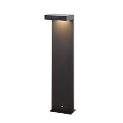 Lumisky Borne solaire noire en aluminium LED puissant blanc chaud ALA MAXI H65cm - noir 3666162010652_0