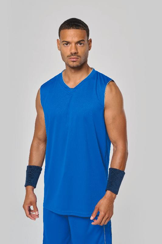 Maillot de basket-ball PROACT - Réf: PA459 - 100% polyester, ultra résistant et léger_0