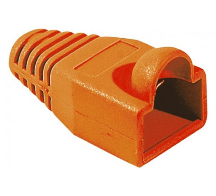 Manchon rj45 orange snagless diamètre 6,5 mm (sachet de 10 pcs) réf.253197_0