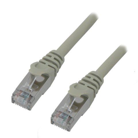 MCL IC5K99A006ASH05 CÂBLE DE RÉSEAU GRIS 0,5 M CAT6A S/FTP (S-STP) ROND