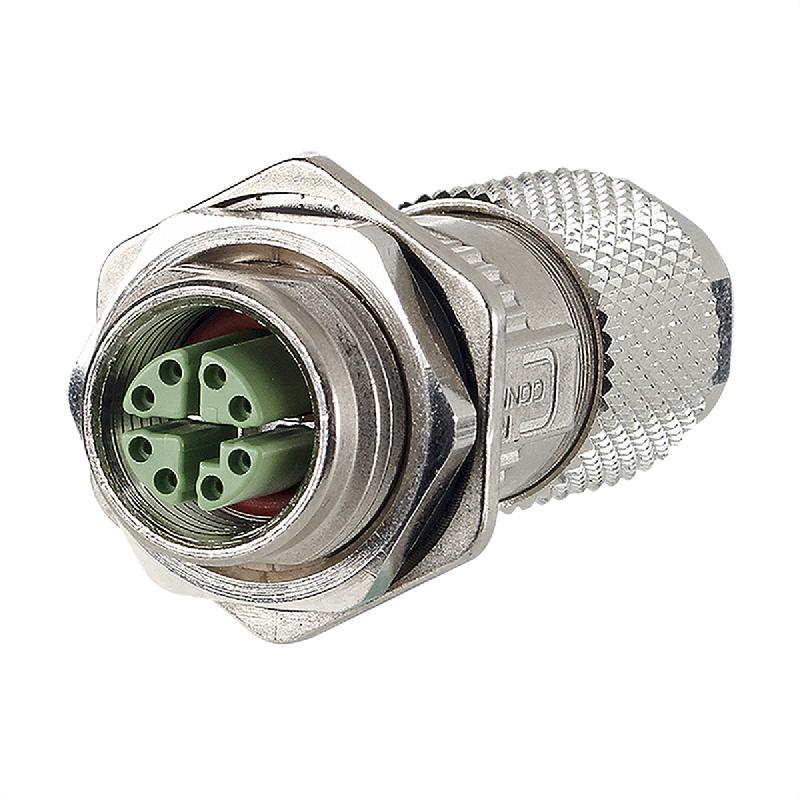 METZ CONNECT M12 connecteur codage X IP67, à confectionner sur site avec bride_0