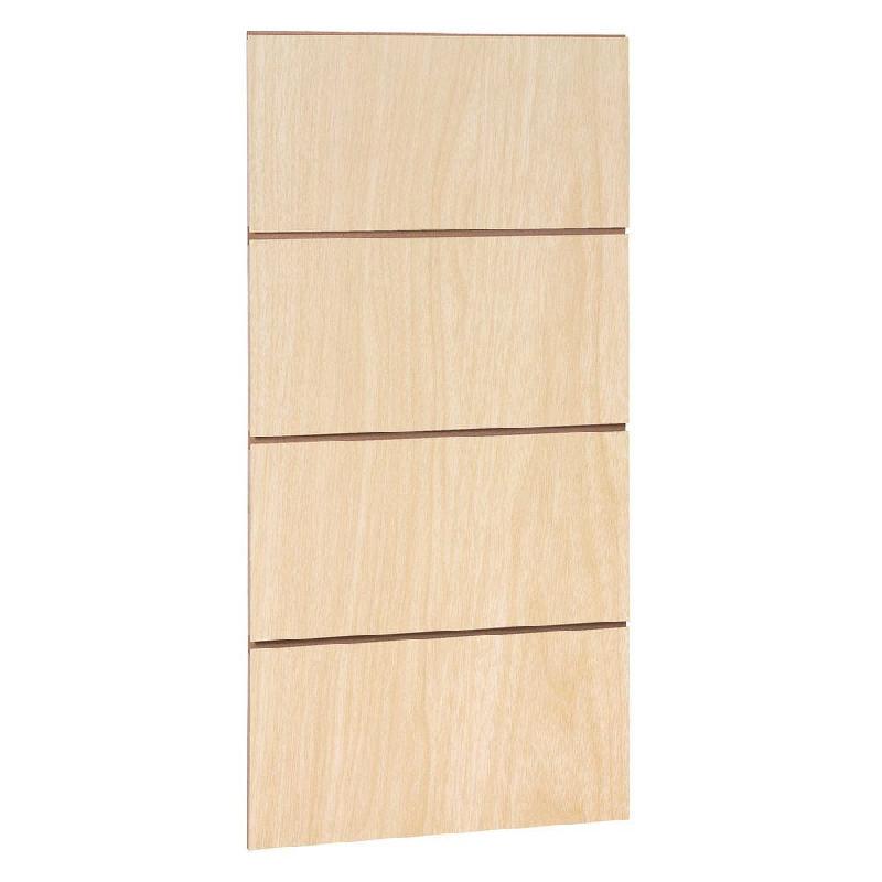 Panneau rainuré R30 L59,5xP120cm épaisseur 18mm - naturel_0