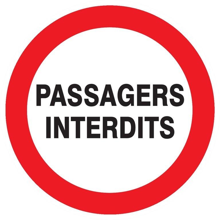 Panneaux adhésifs ronds 420 mm interdictions obligations - ADPNR-TL05/PSGI_0