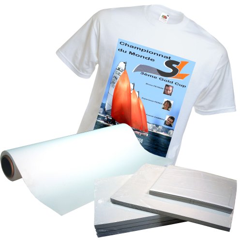 Papier transfert laser pour textile clair TRANSROYAL MAX, papier transfert