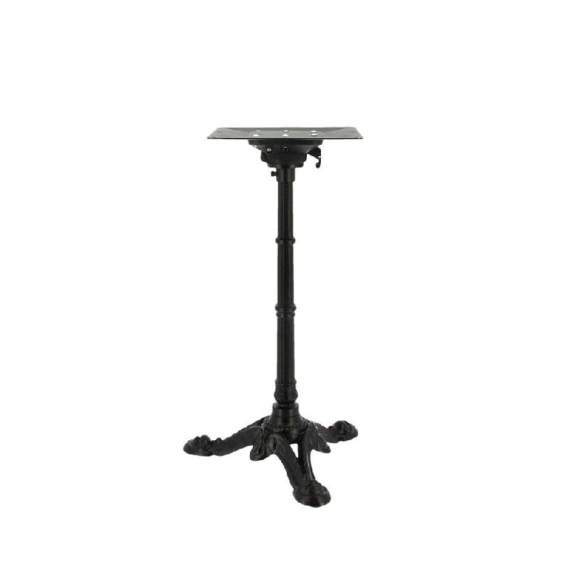 Pied bistrot rabattable table extérieure fonte 3 branches H72 cm_0