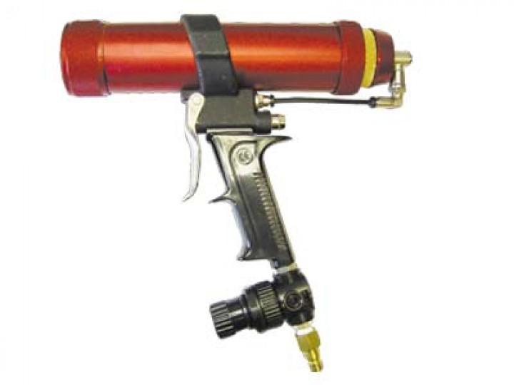 Pistolet pneumatique G100-M3 - tout métal anodisé rouge - pour cartouches européennes - max 10 bar avec régulateur de pression_0