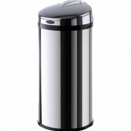 POUBELLE INFRAROUGE INOX BRILLANT 56 LITRES_0