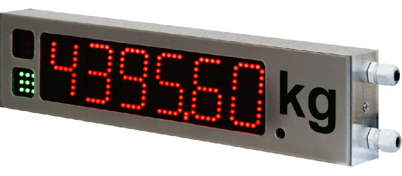 Répétiteur V60 - Indicateur de pesage numérique avec boîtier aluminium et affichage 6 caractères_0