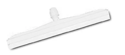 Raclette blanche avec lame double en néoprène blanc 55cm_0