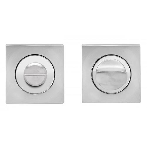 ROSACE 3 PIÈCES CARRÉE EN INOX POLI ET SATINÉ - SÉRIE EZ1340 - CONDAMNATION KARCHER DESIGN
