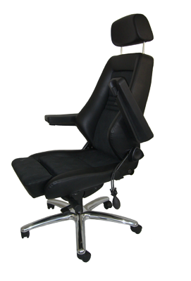 Siège de bureau 24/24 RECARO Guard - Ergonomique, réglable, soutien lombaire gonflable_0