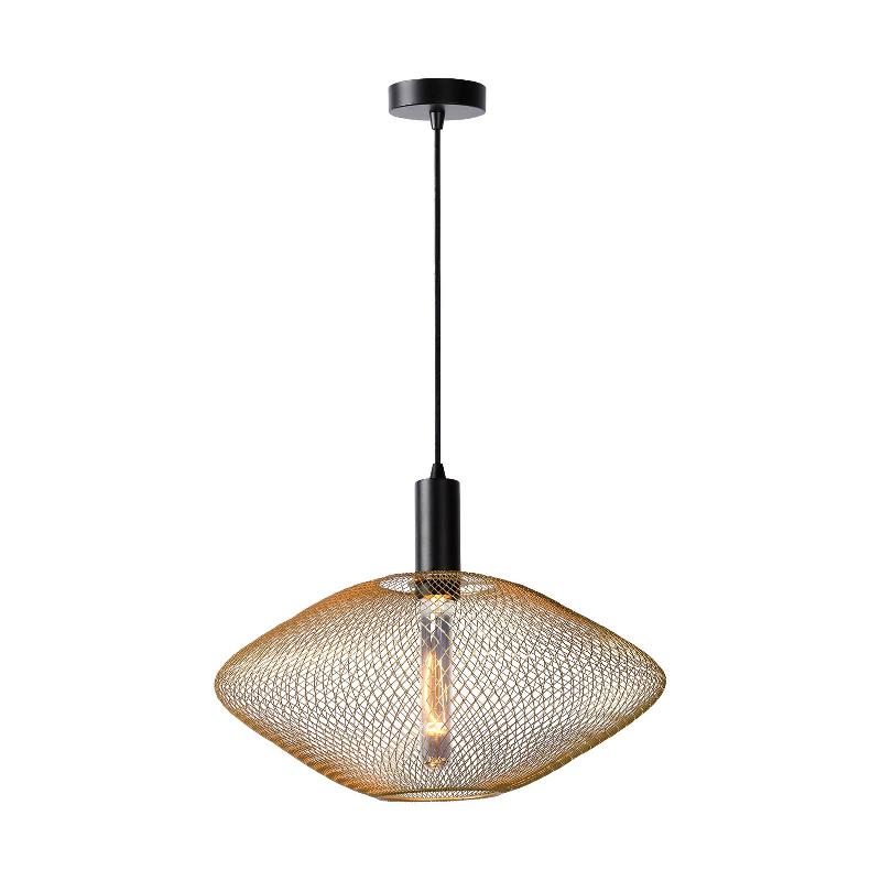 LUCIDE SUSPENSION MESH, TRAPÉZOÏDALE, Ø 45 CM, DORÉE