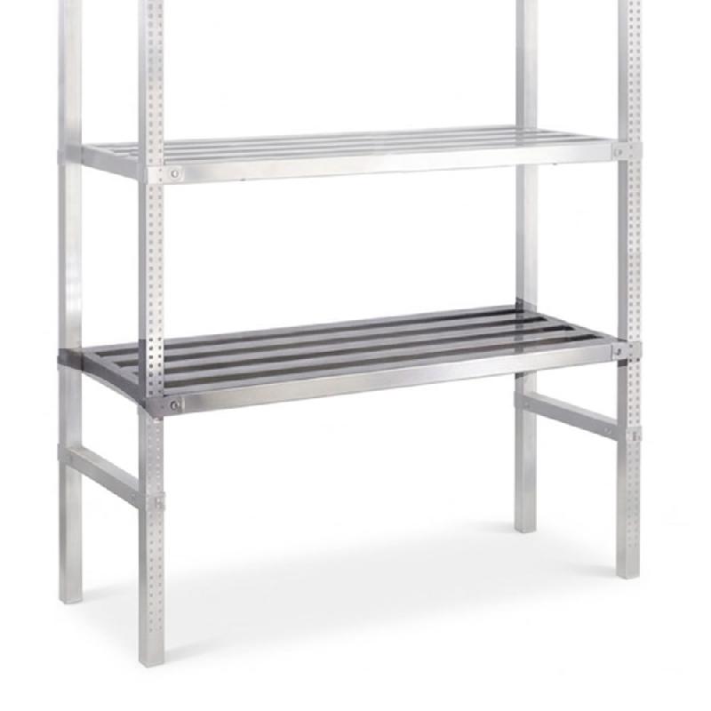 Tablette alimentaire inox claire-voie l.600 x p.500  storinox - 1905390_0