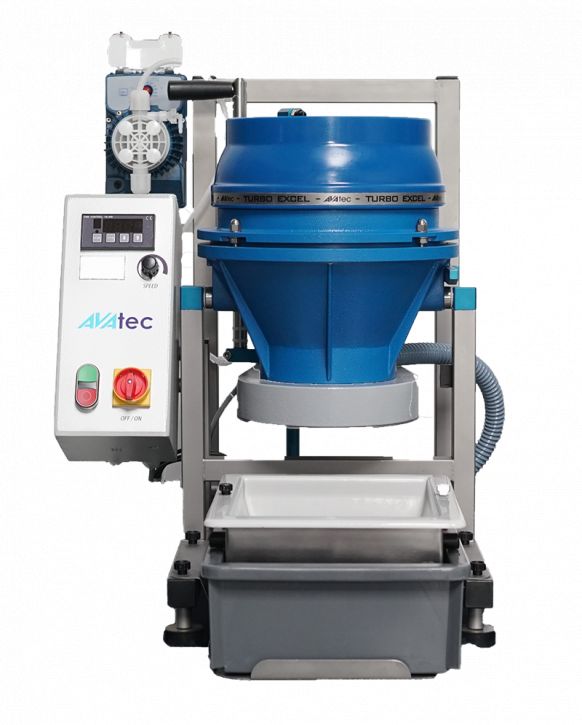 Te 10 HD - Tribofinition - Avatec - Machine de finition à force centrifuge avec cuve 30L et système d'espacement précis_0