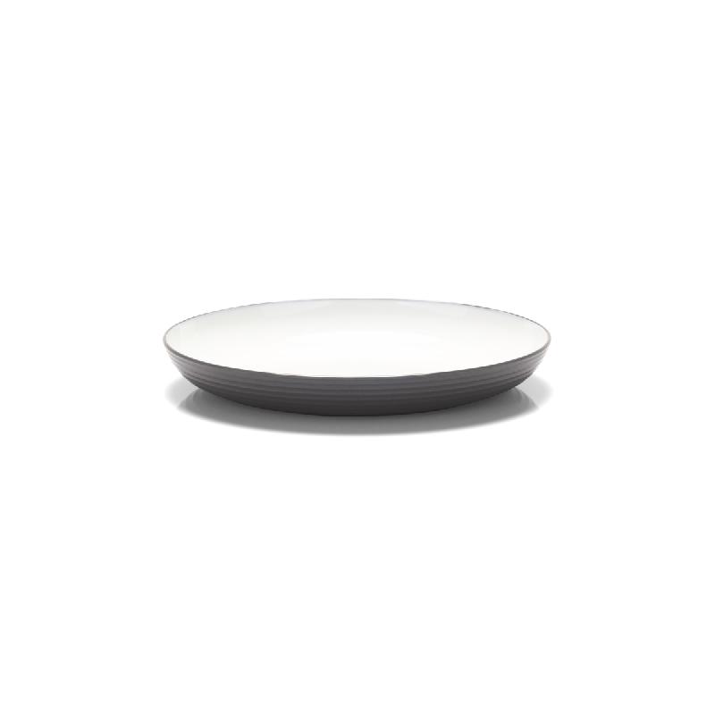 ASSIETTE PLATE ROND BLANC MÉLAMINE Ø 22 CM WAVE PLATEX