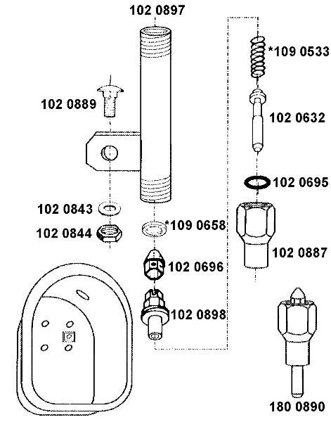 ABREUVOIR PORCELET 85 INOX