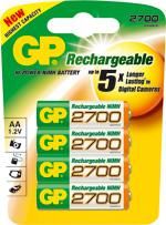 ACCU AA NIMH  - 2700 MAH - PAR 4 - GP