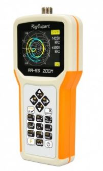 Analyseur d'antenne RigExpert AA-55 ZOOM Bluetooth - 60 kHz à 55 MHz avec fonction ZOOM intégrée_0