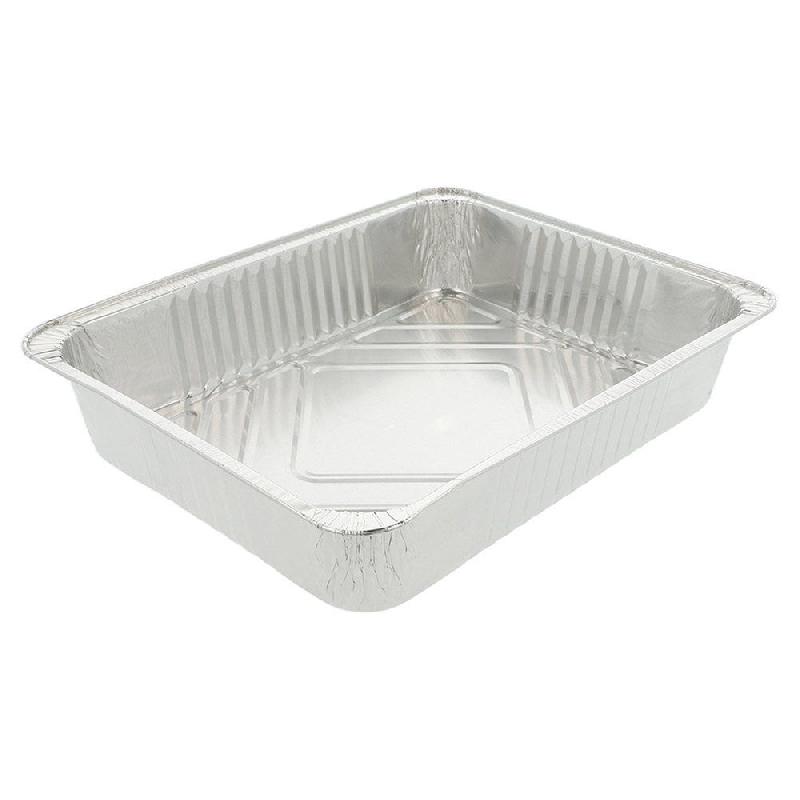 Barquette aluminium 2100cc 26,7x20,9x5cm - par 600_0