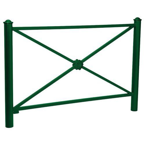 BARRIÈRE PROVINCE ROSACE 1.57 M AGORA - ZINC VERT 6005 - PROCITY