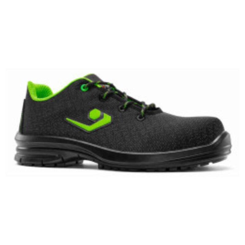 Base - Chaussures de sécurité basses en tissu technique noir et vert HALLEY S3L http://carbonn.Fr/img/co/382.Jpg Taille 36 - 36 matière synthétiqu_0
